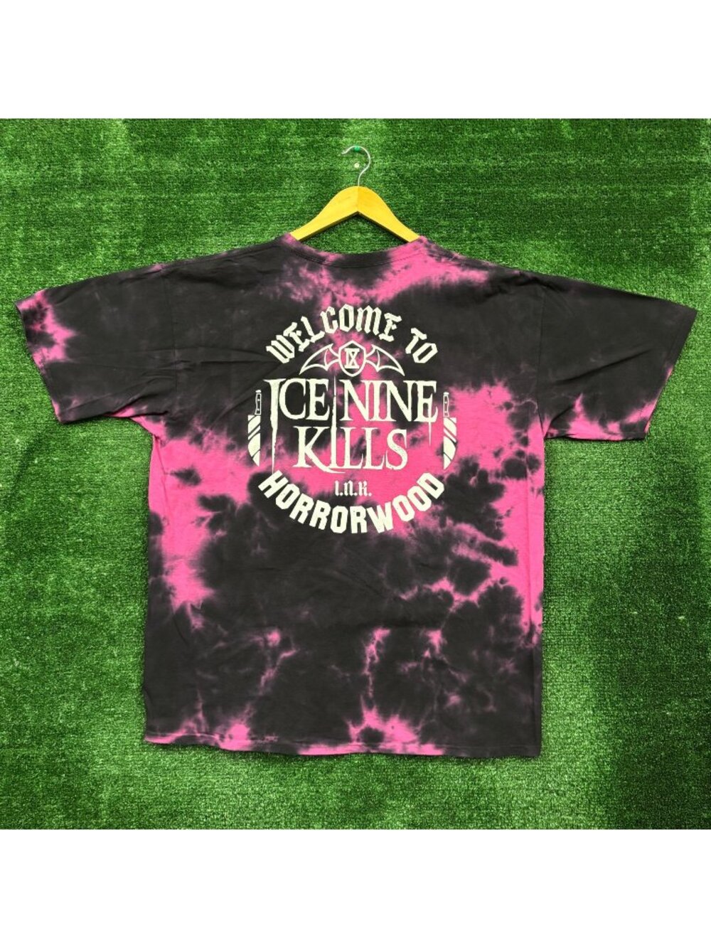 Ice Nine Kills Welcome to Horrorwood Heavy Metal Band Tie-Dye T-Shirt Size XXL